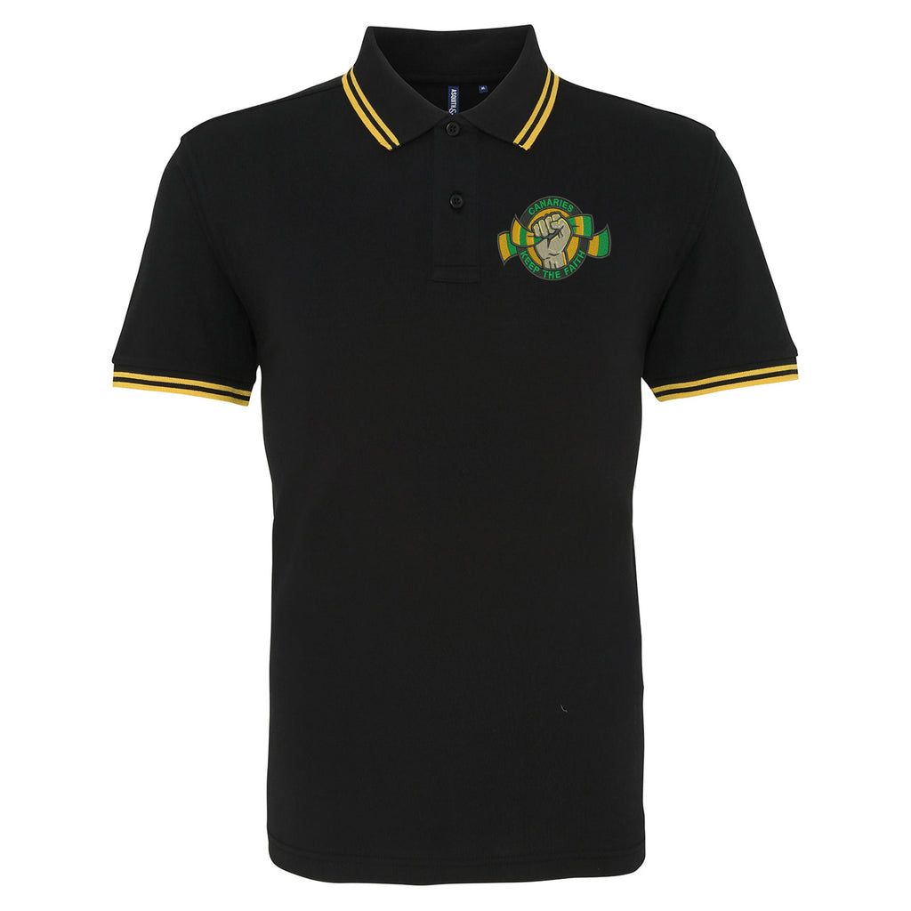 Canaries Keep The Faith Polo Shirt Buy Football Clothing Online
