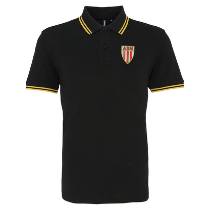 Retro Monaco 1961 Embroidered Tipped Polo Shirt