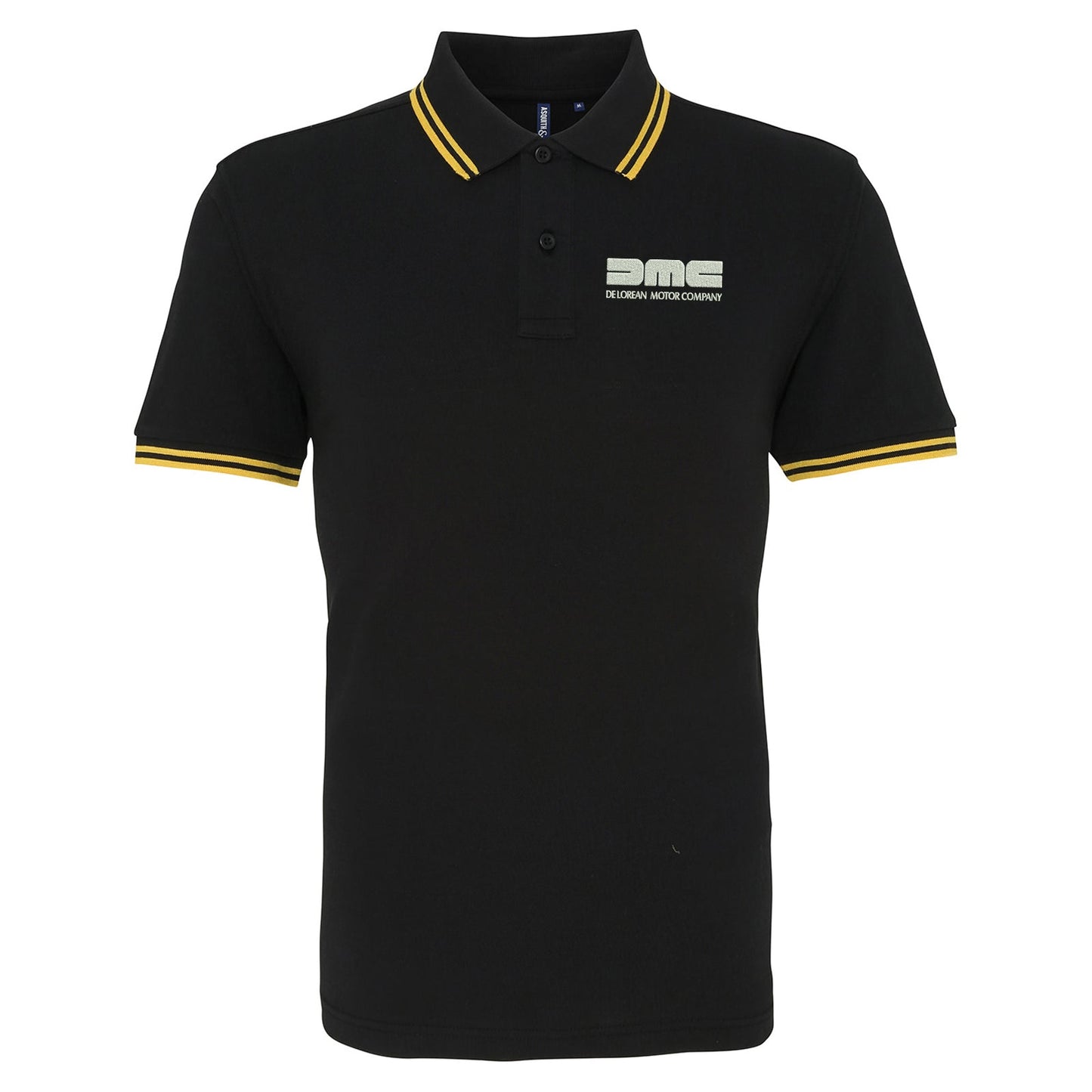 DeLorean Motor Company Embroidered Tipped Polo Shirt