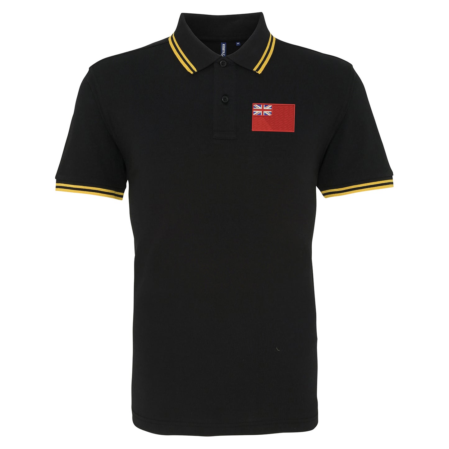 Red Ensign Embroidered Tipped Polo Shirt