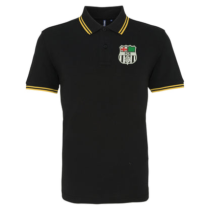 Retro Forest Green 1975 Embroidered Tipped Polo Shirt