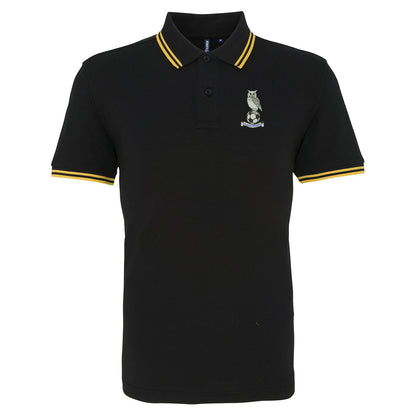 Retro Oldham 1972 Embroidered Tipped Polo Shirt