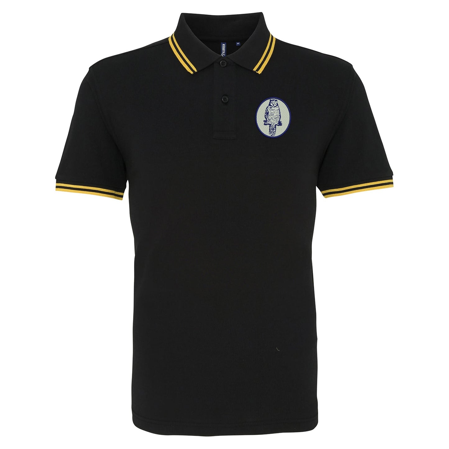 Retro Leeds 1964 Embroidered Tipped Polo Shirt