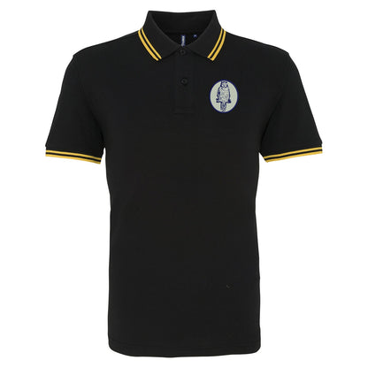 Retro Leeds 1964 Embroidered Tipped Polo Shirt