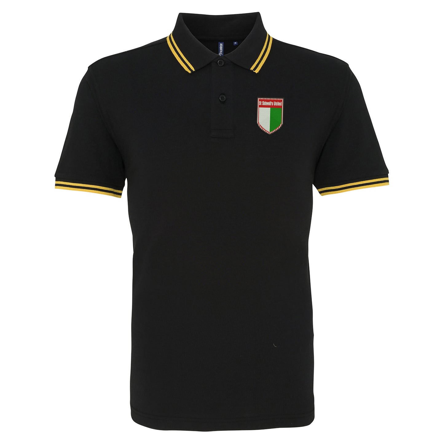 Retro St Sidwells United Tipped Polo Shirt