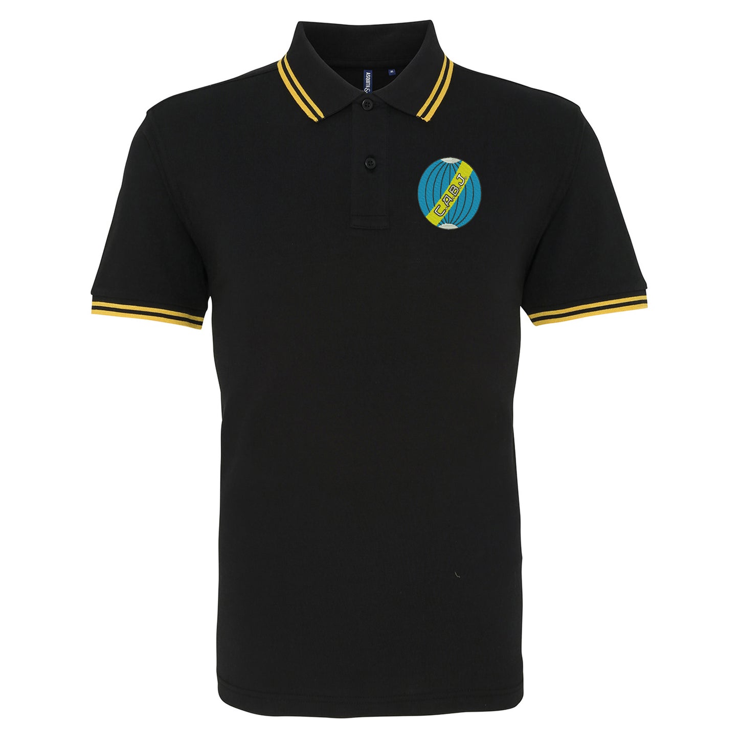 Retro Boca Juniors 1912 Embroidered Tipped Polo Shirt