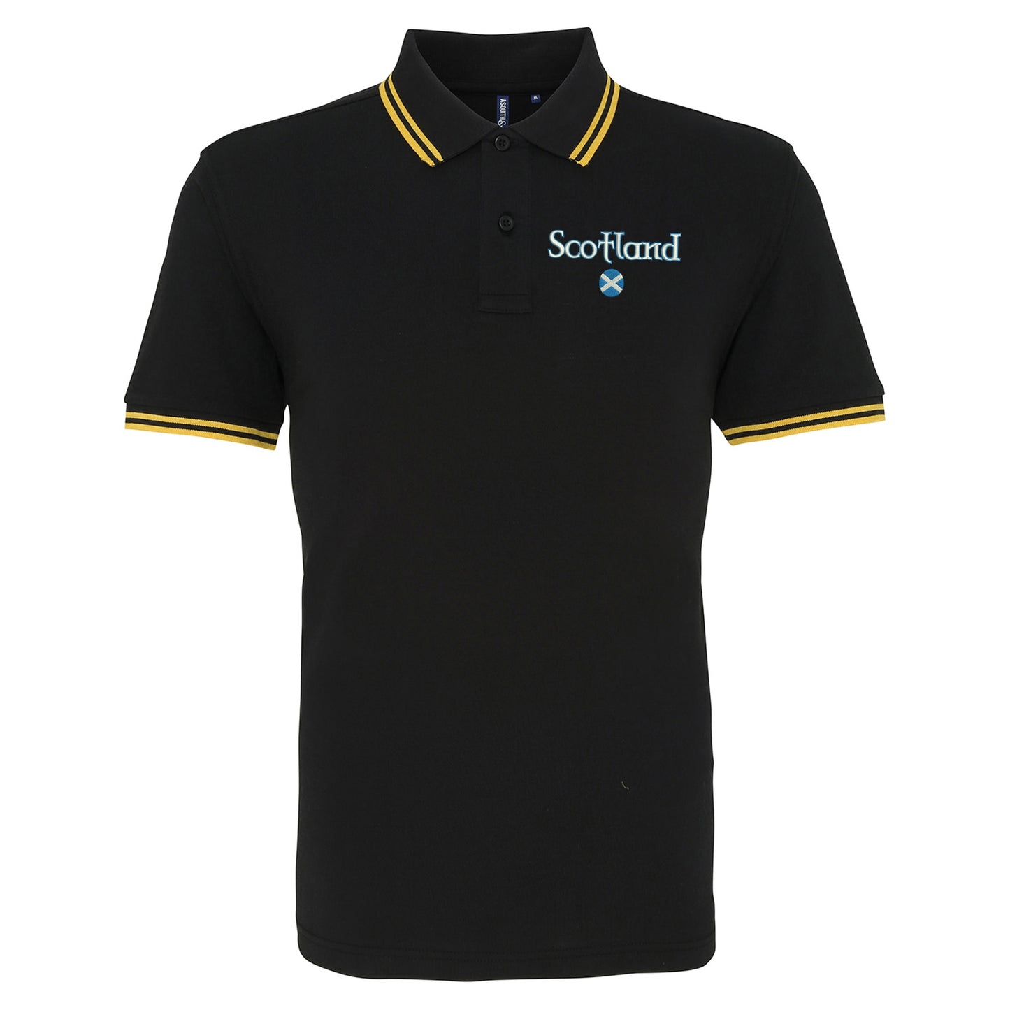 Scotland Circle Flag Polo Shirt