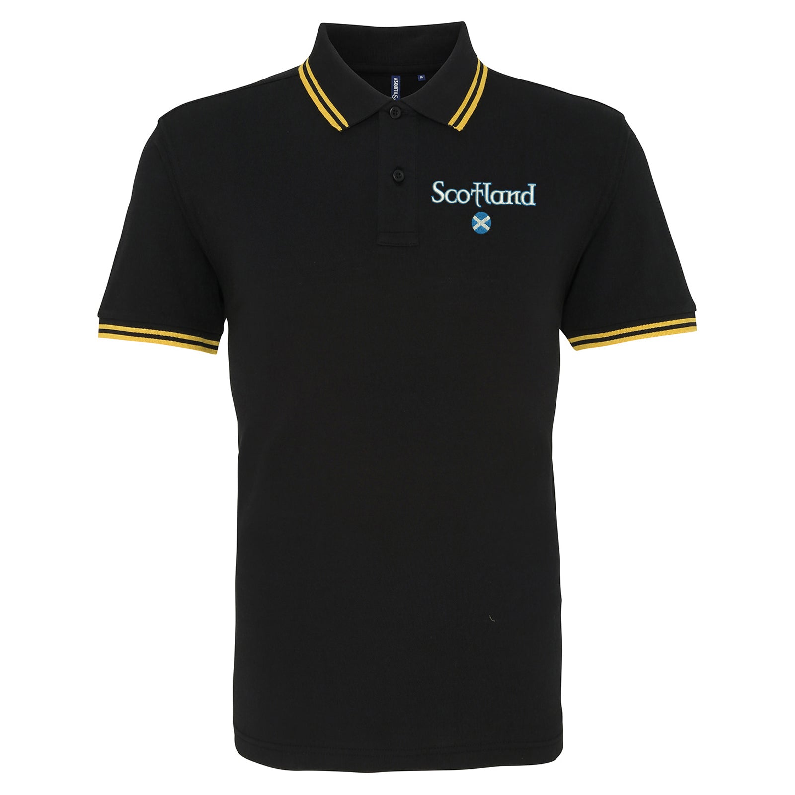 Scotland Circle Flag Polo Shirt