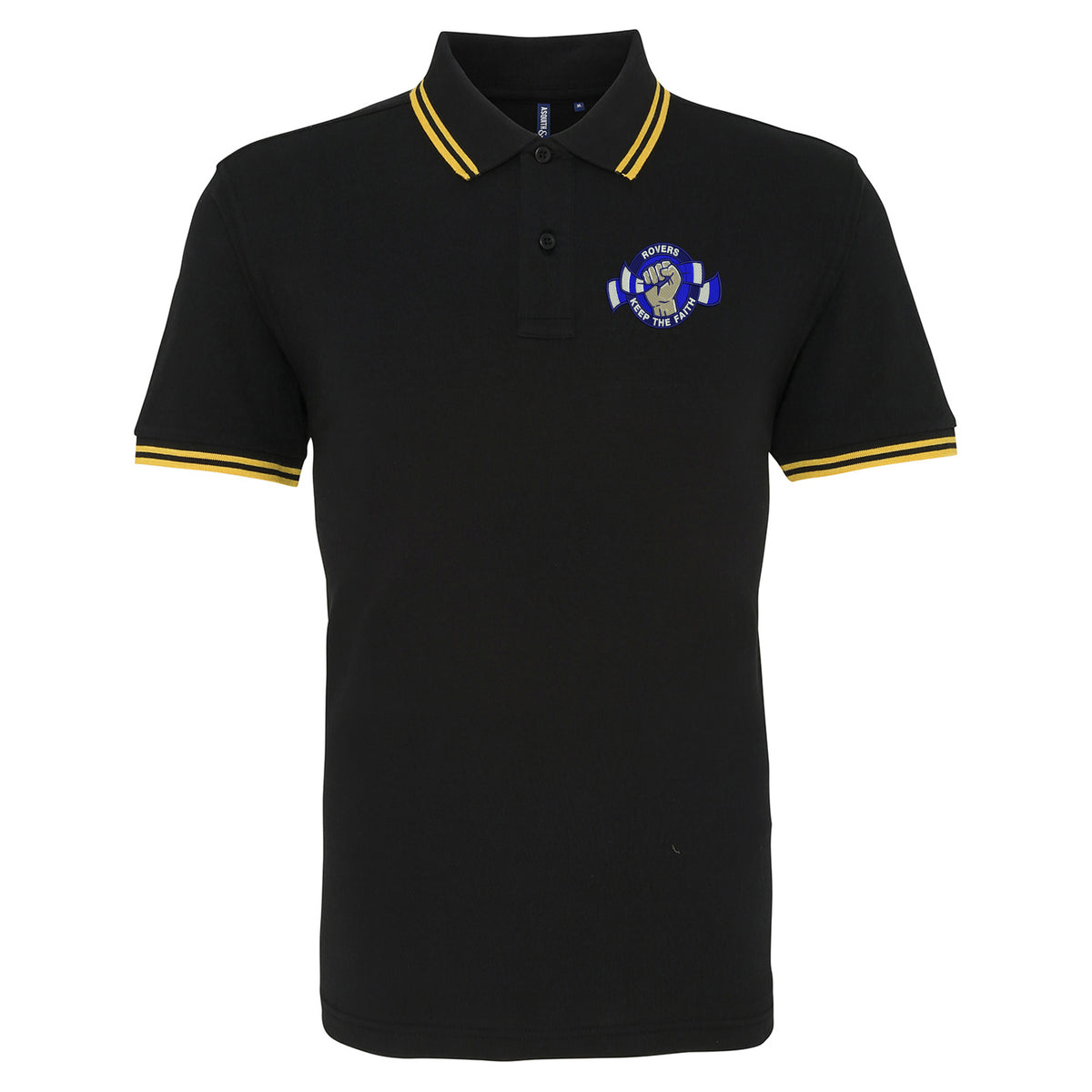 Rovers Keep The Faith Tipped Polo Shirt
