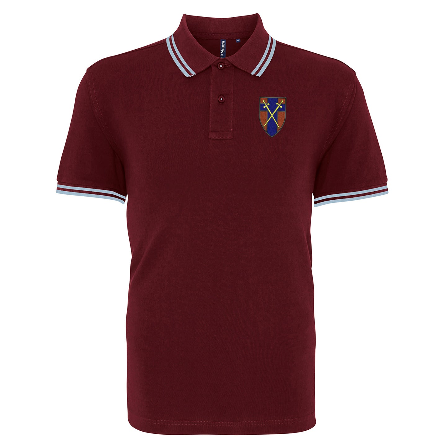 British Forces Germany Embroidered Tipped Polo Shirt