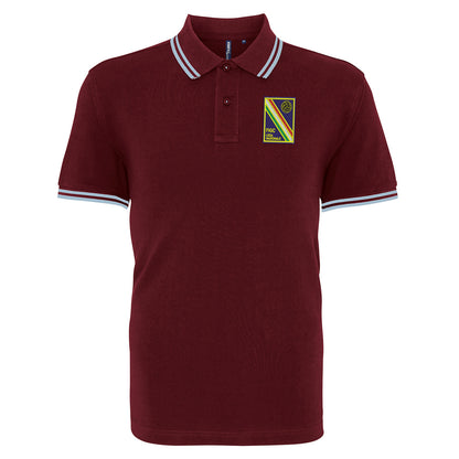 Retro Italian League National Team 1961 Embroidered Tipped Polo Shirt