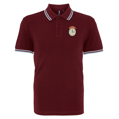 Clockend Embroidered Tipped Polo Shirt