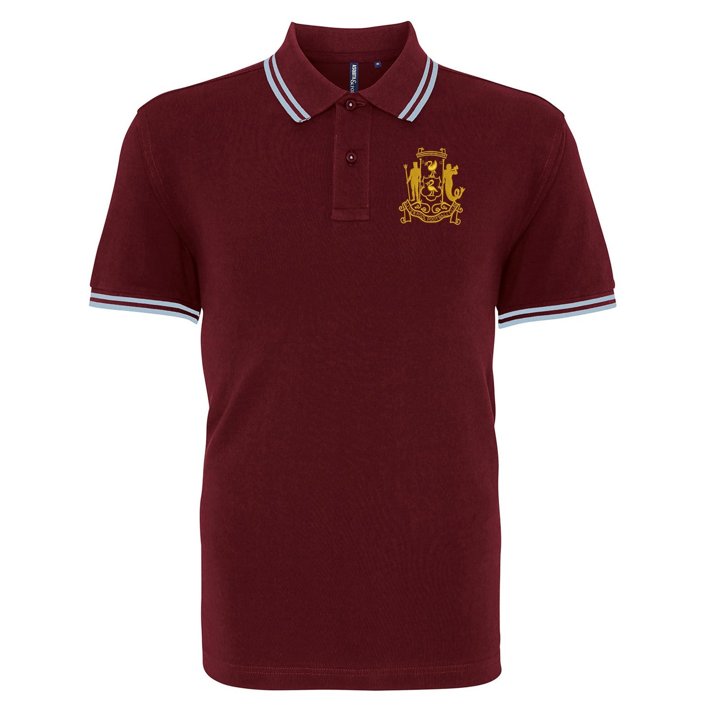 Retro Liverpool 1892 Embroidered Tipped Polo Shirt