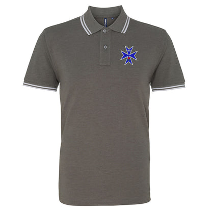 Retro Blackburn 1875 Tipped Polo Shirt