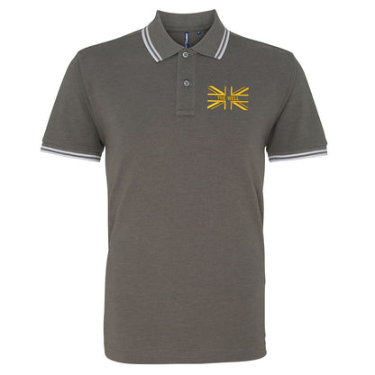 The Well Union Jack Tipped Polo Shirt