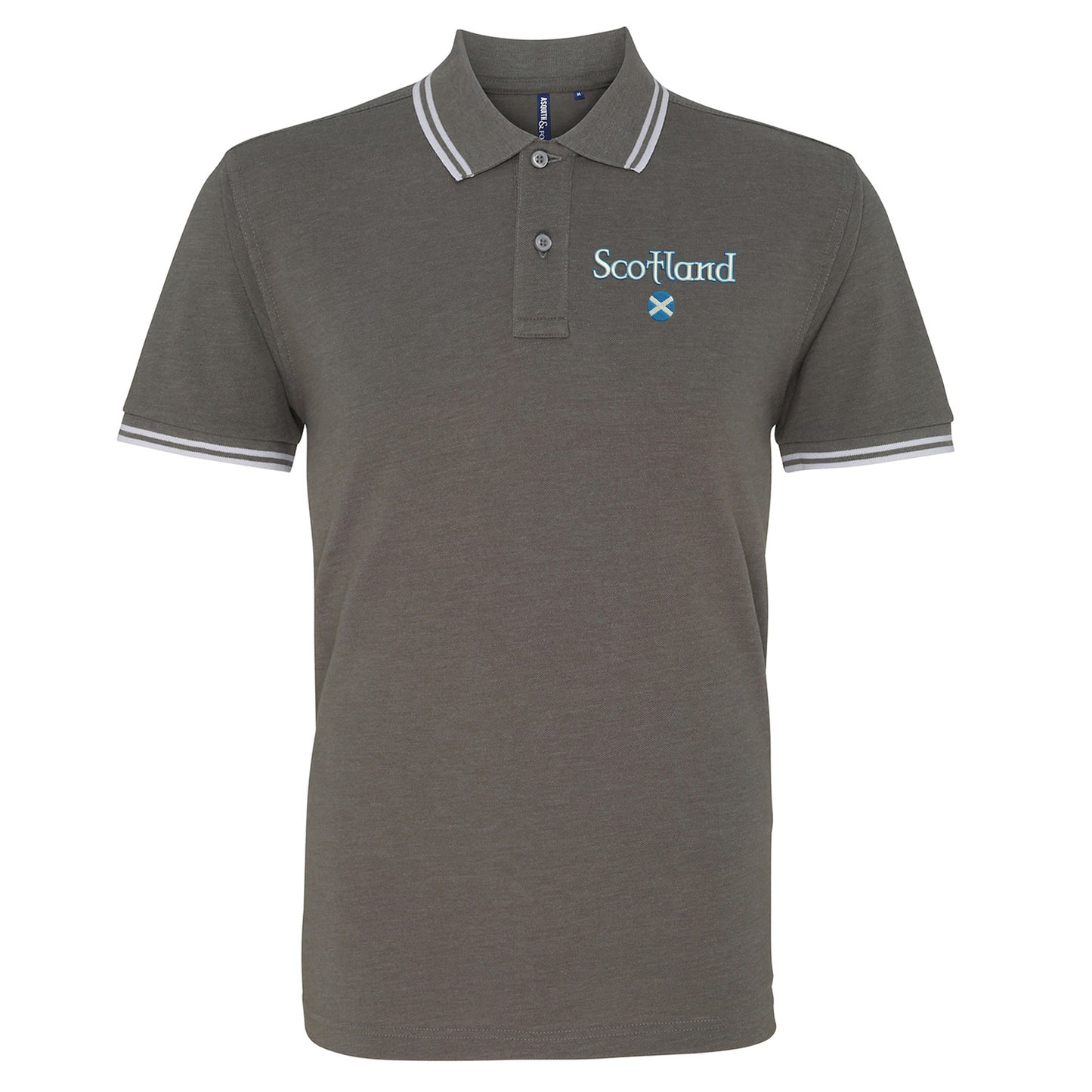Scotland Circle Flag Polo Shirt