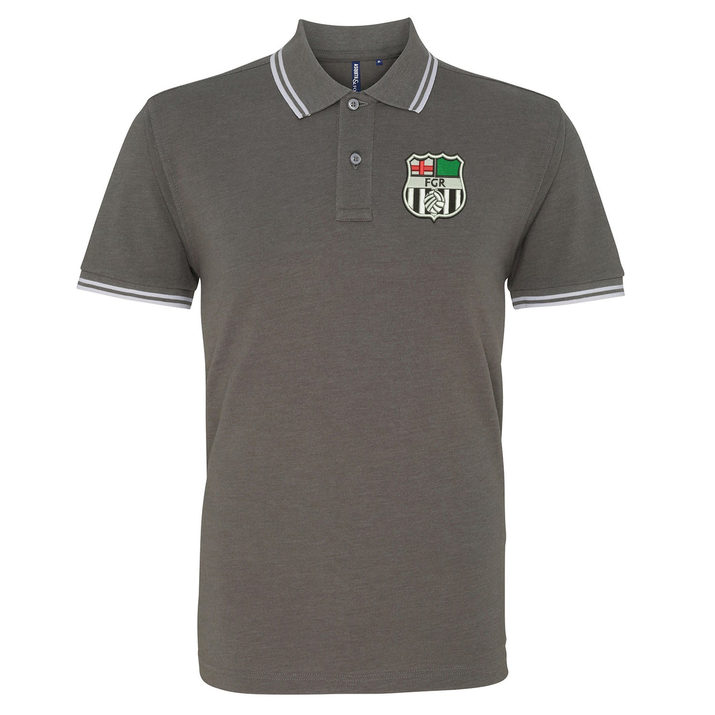 Retro Forest Green 1975 Embroidered Tipped Polo Shirt