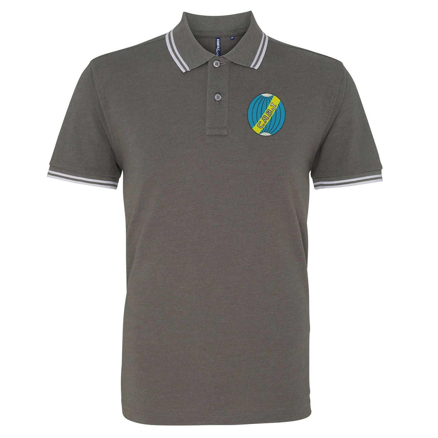 Retro Boca Juniors 1912 Embroidered Tipped Polo Shirt