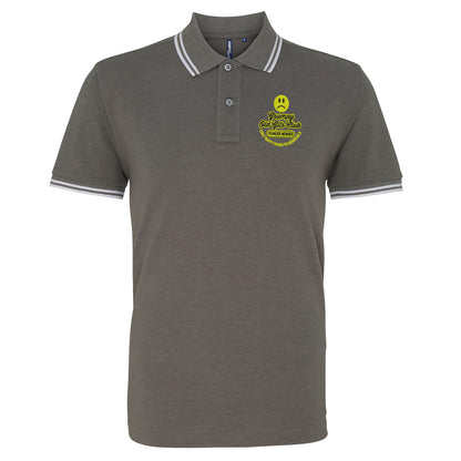 Grumpy Old Gits Club Founder Member Embroidered Tipped Polo Shirt