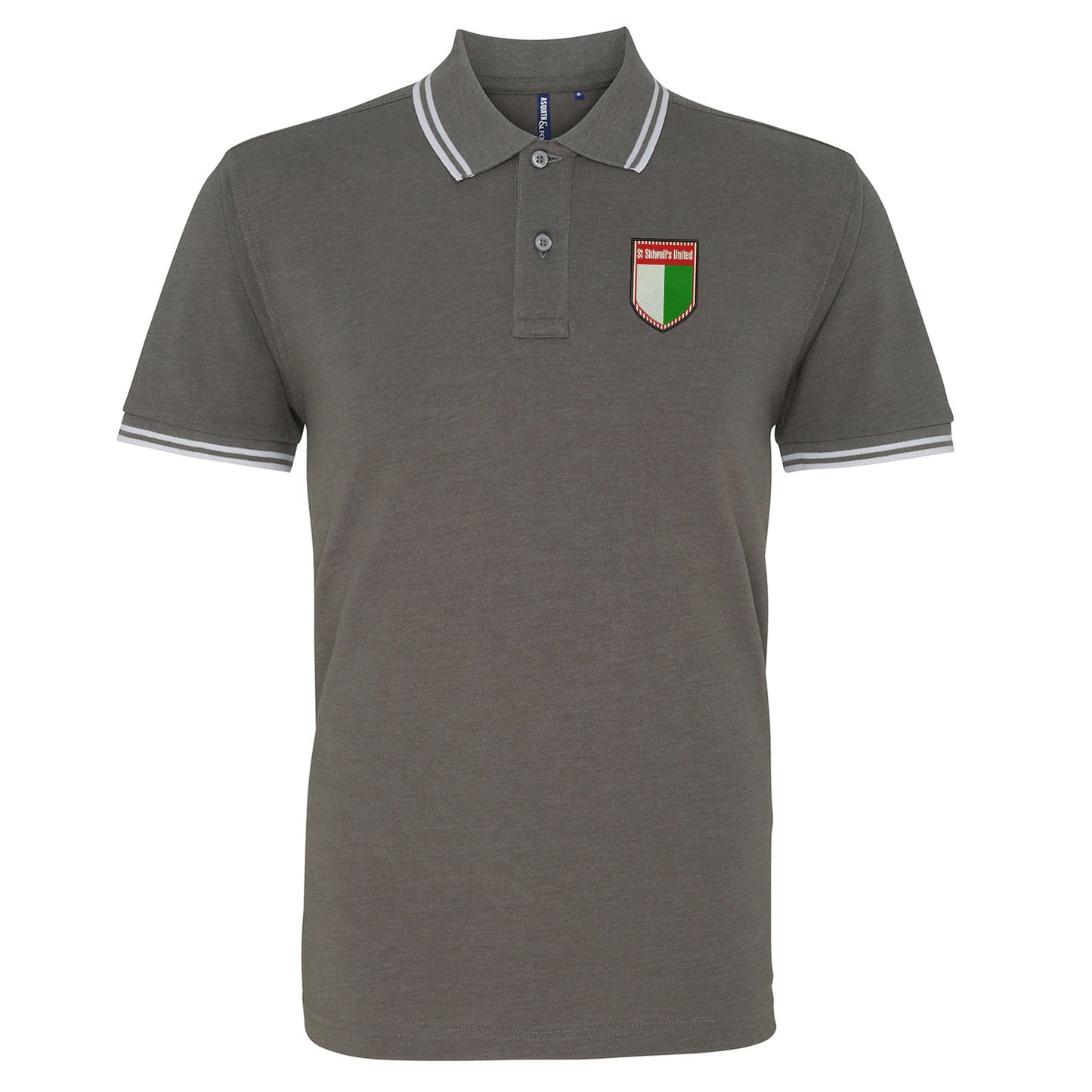 Retro St Sidwells United Tipped Polo Shirt