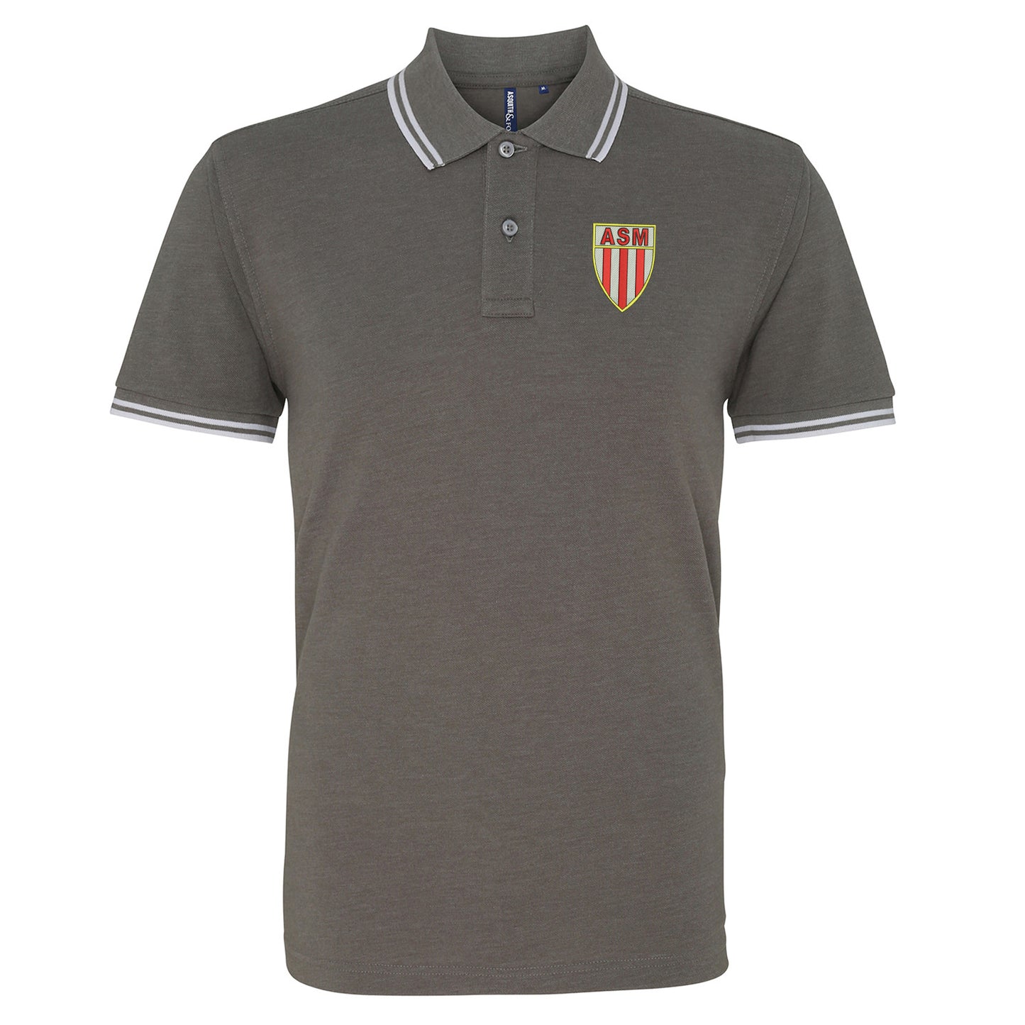 Retro Monaco 1961 Embroidered Tipped Polo Shirt