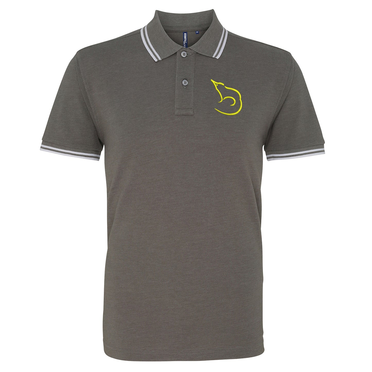 Retro Shrewsbury 1983 Embroidered Tipped Polo Shirt