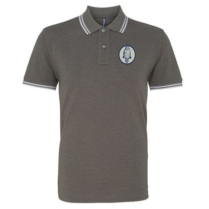 Retro Leeds 1964 Embroidered Tipped Polo Shirt