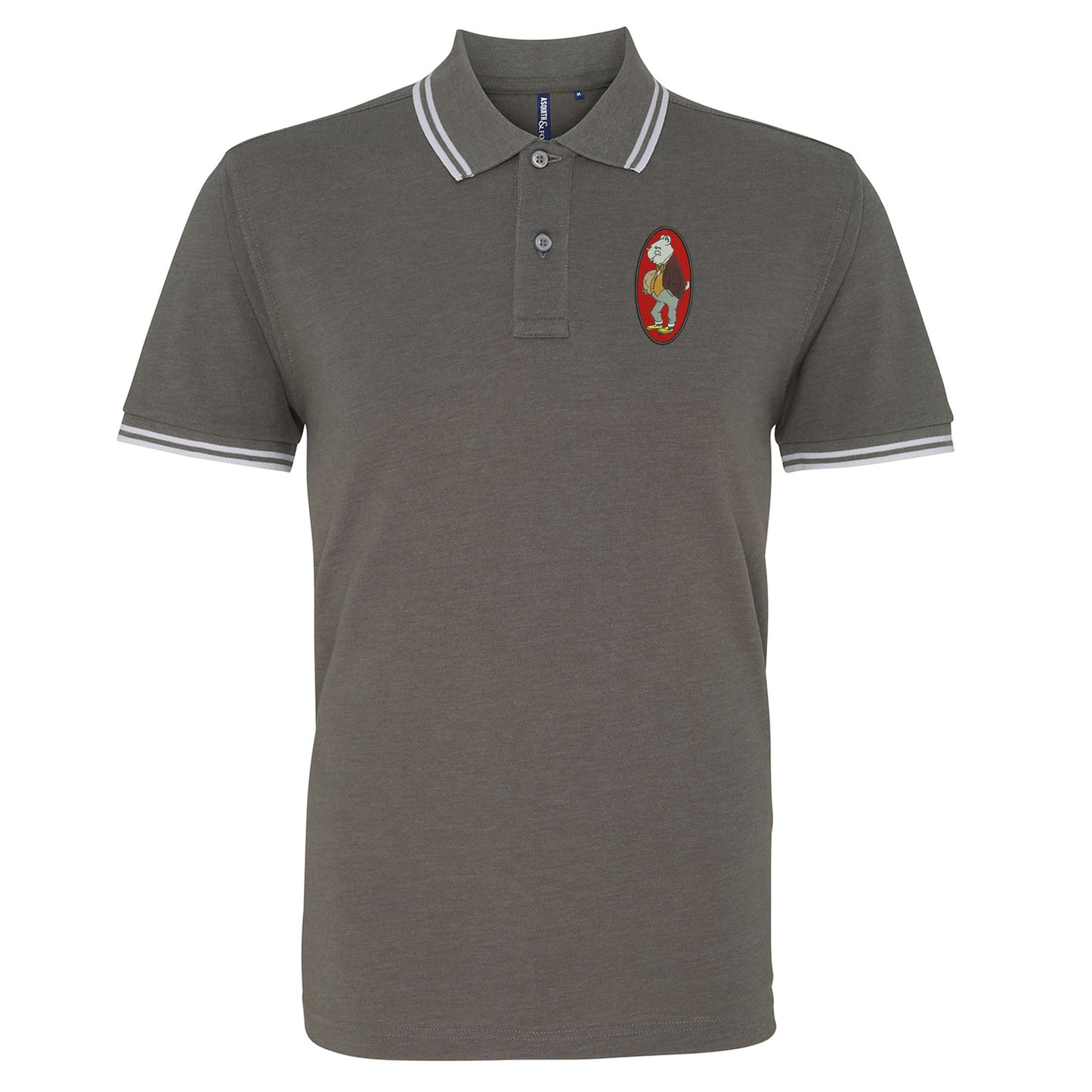 Retro 1933 Barnsley Embroidered Tipped Polo Shirt