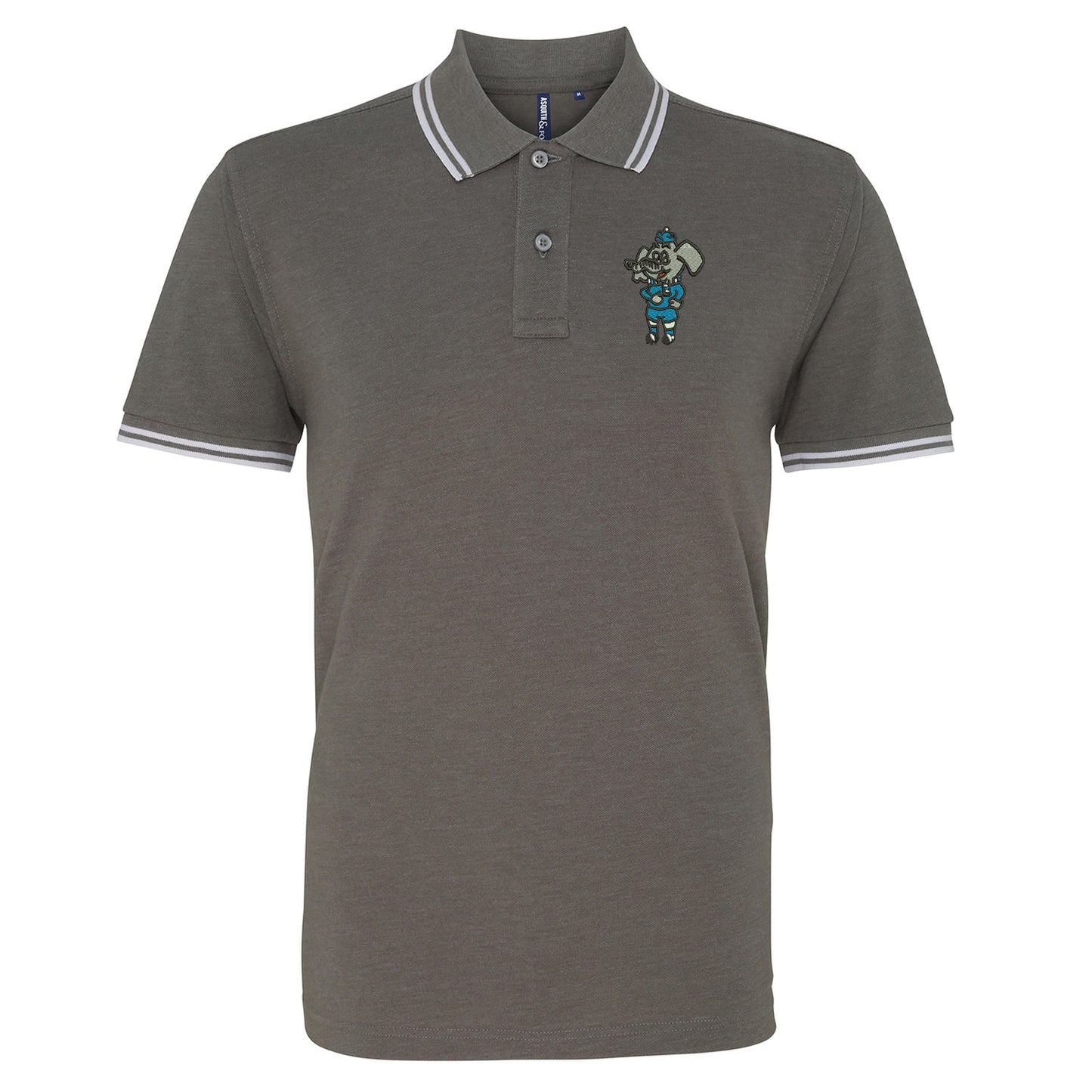 Retro Coventry 1974 Embroidered Tipped Polo Shirt