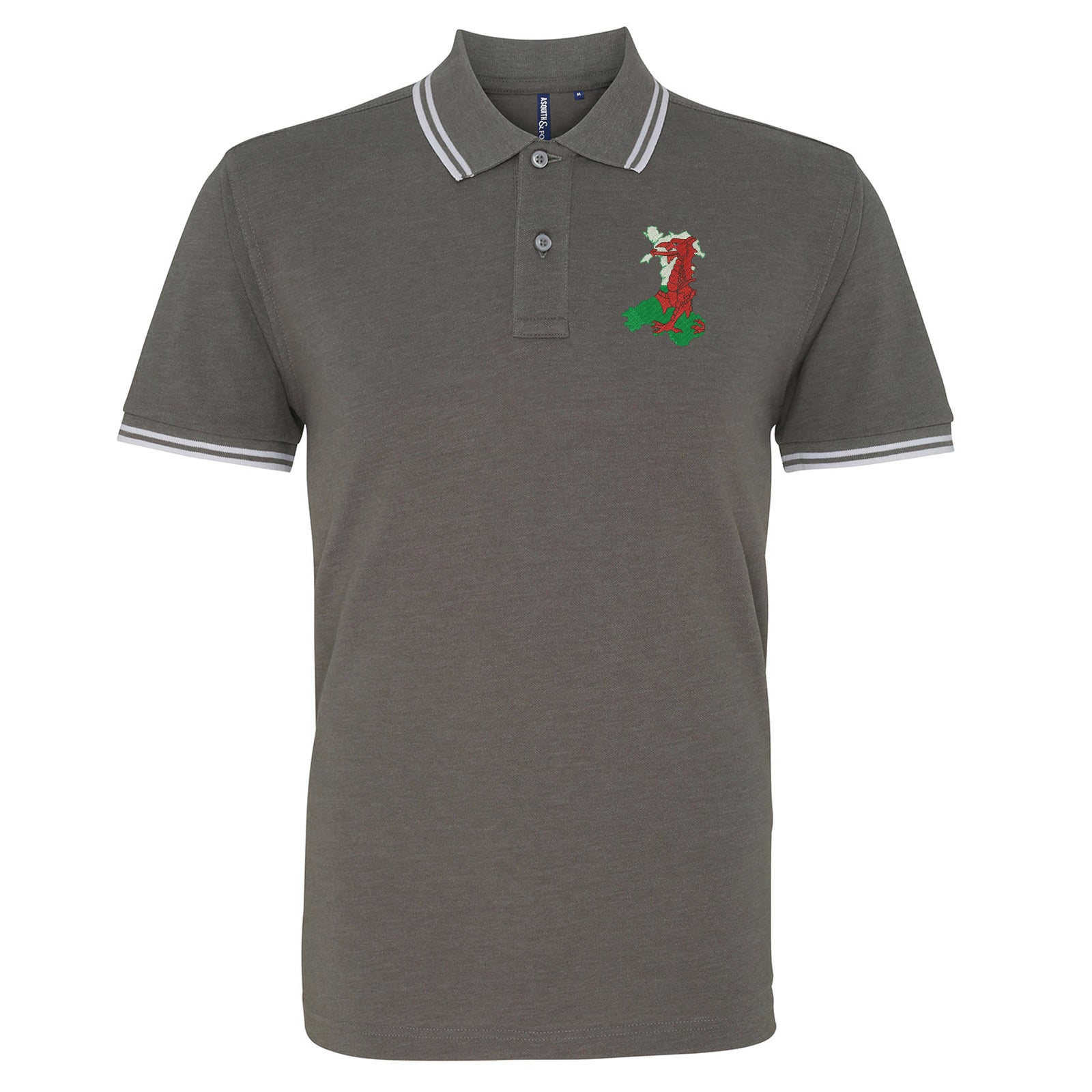 Wales Flag Map Polo Shirt