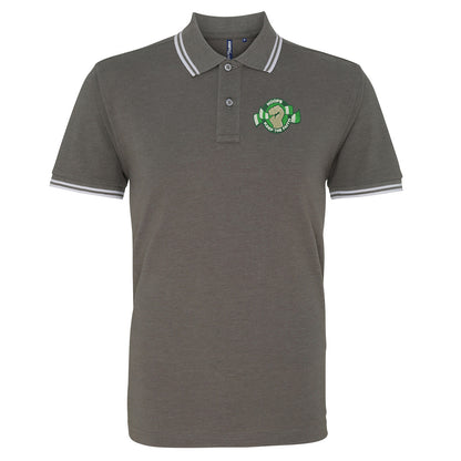 Celtic FC Football Tipped Polo Shirt