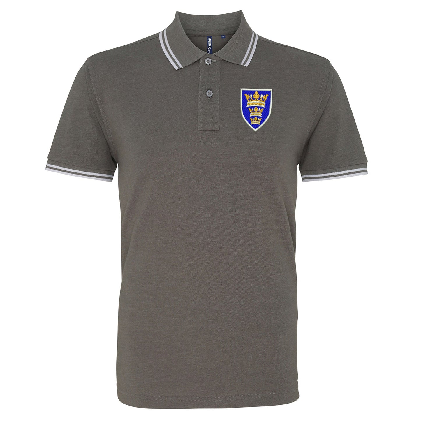 Retro Hull 1935 Embroidered Tipped Polo Shirt