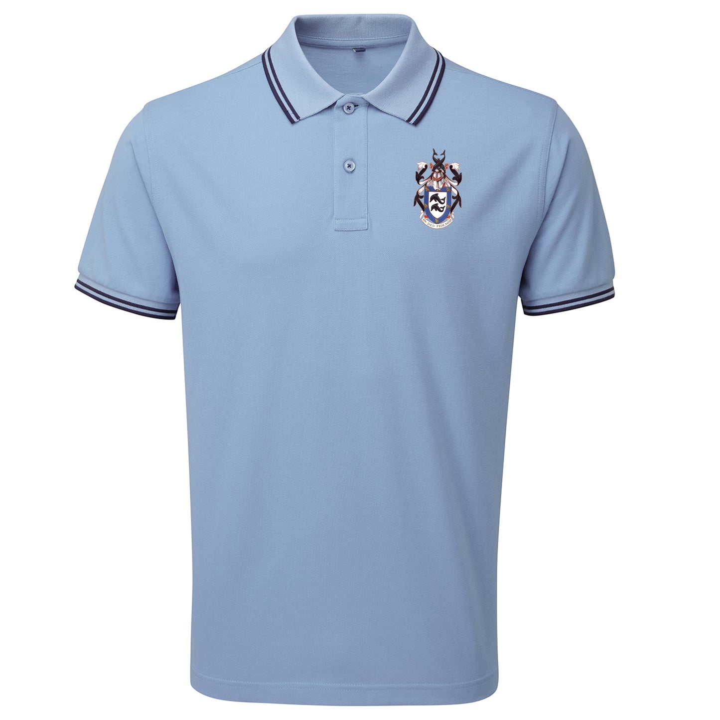 Brighton Coat of Arms Embroidered Tipped Polo Shirt