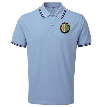 Embroidered Alfa Romeo Polo Shirt UK