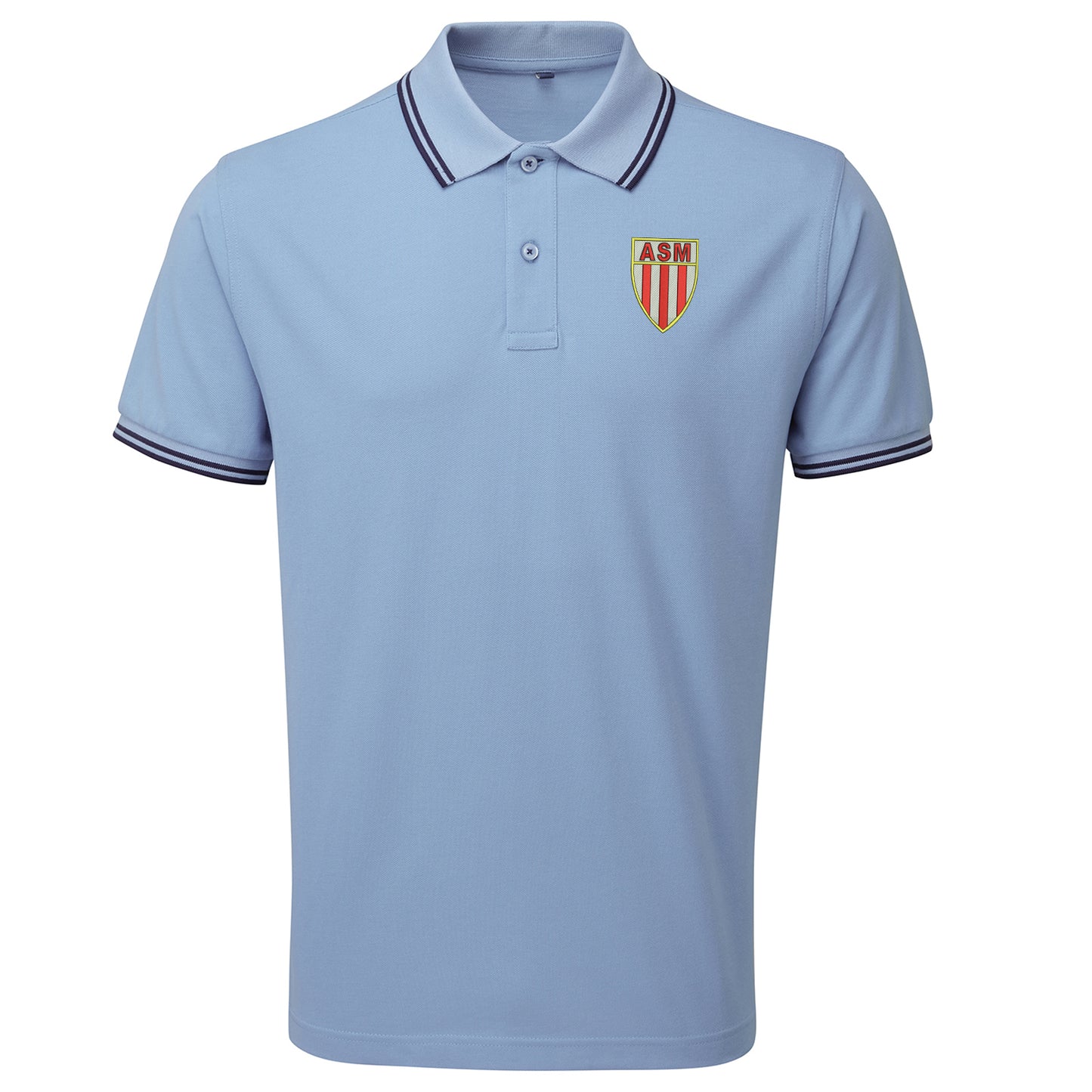 Retro Monaco 1961 Embroidered Tipped Polo Shirt