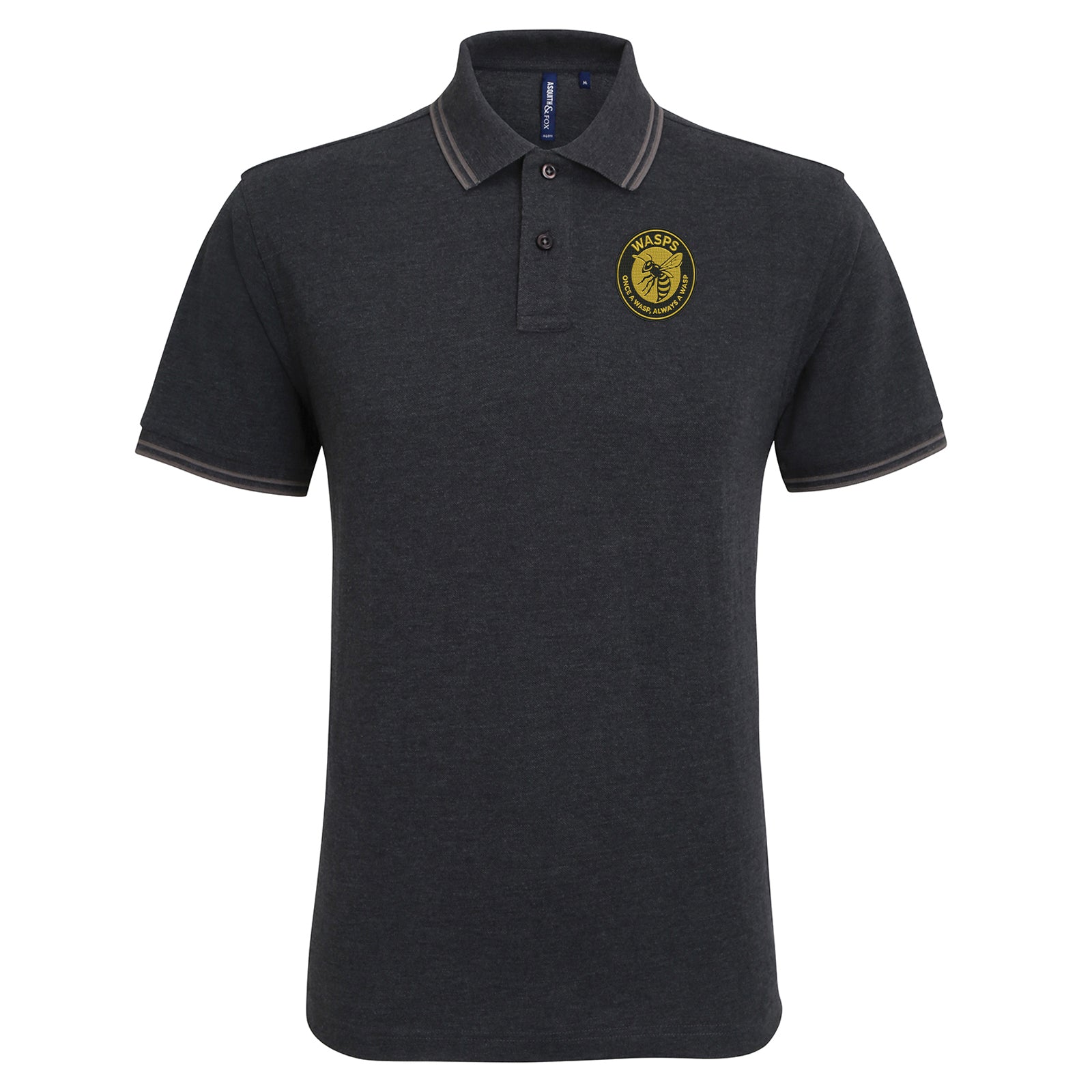 Once a Wasp Always a Wasp Rugby Tipped Polo Shirt 