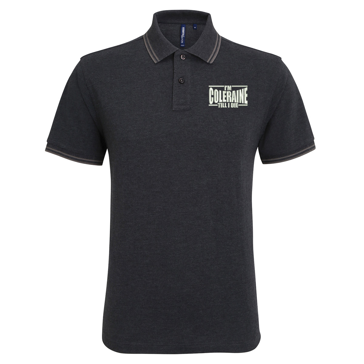 I am Coleraine Embroidered Polo Shirt