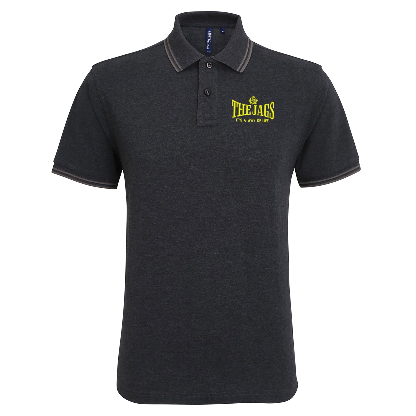 The Jags It's Way of Life Embroidered Tipped Polo Shirt