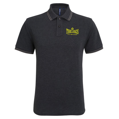 The Jags It's Way of Life Embroidered Tipped Polo Shirt