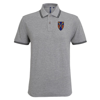 British Forces Germany Embroidered Tipped Polo Shirt