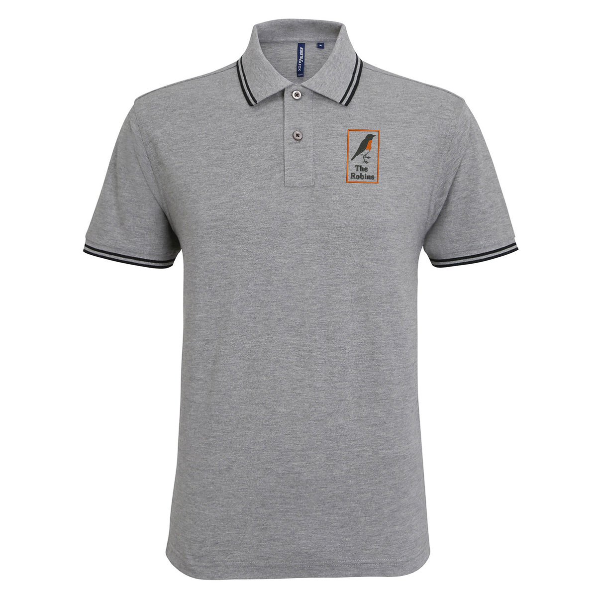 Retro Buckingham Town Tipped Polo Shirt