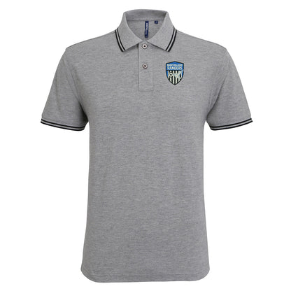 An Old School Brighton Football Tipped Polo Shirt 