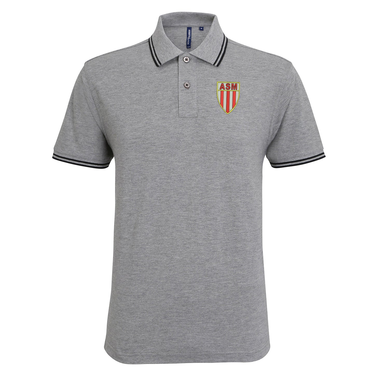 Retro Monaco 1961 Embroidered Tipped Polo Shirt