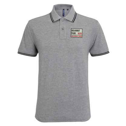 Selhurst Park SE25 Embroidered Tipped Polo Shirt