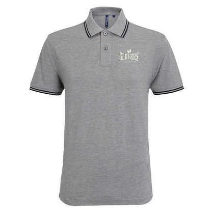 Glovers It's a Way of Life Embroidered Tipped Polo Shirt