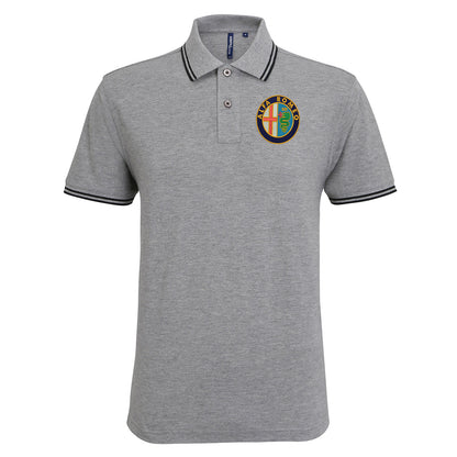 Embroidered Alfa Romeo Polo Shirt UK