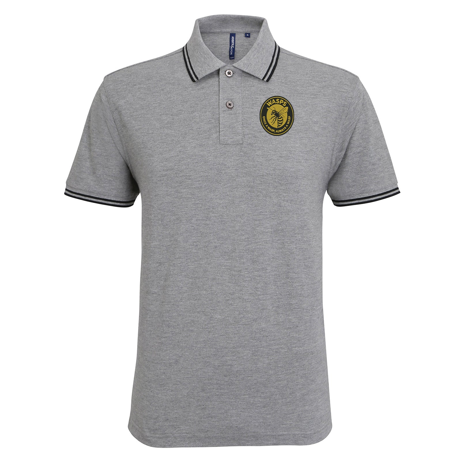 Once a Wasp Always a Wasp Rugby Tipped Polo Shirt 