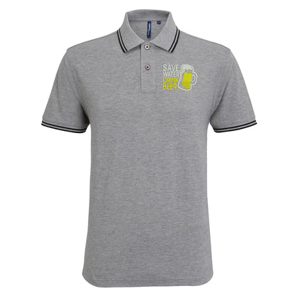 Save Water Drink Beer Polo Shirt