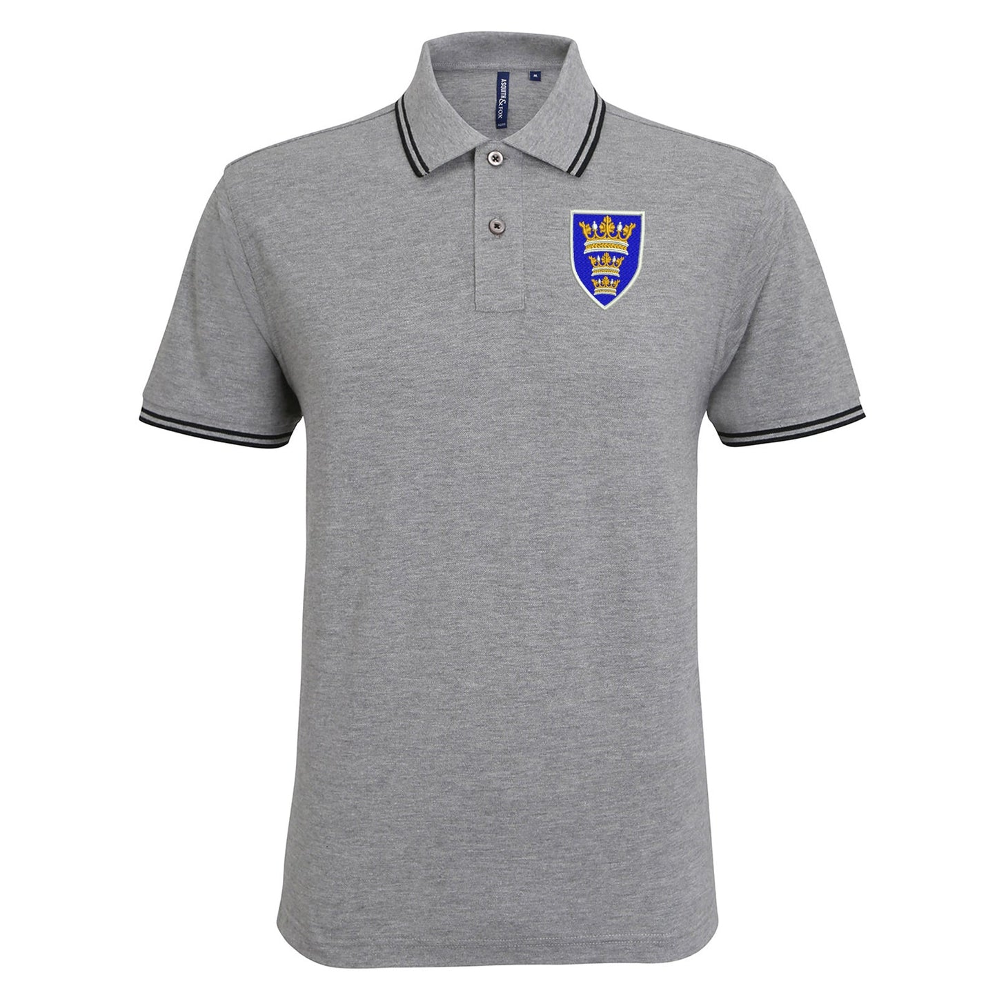 Retro Hull 1935 Embroidered Tipped Polo Shirt