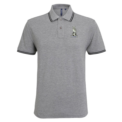 Retro Oldham 1972 Embroidered Tipped Polo Shirt